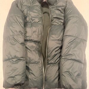 Old Navy Green Puffer Jacket
